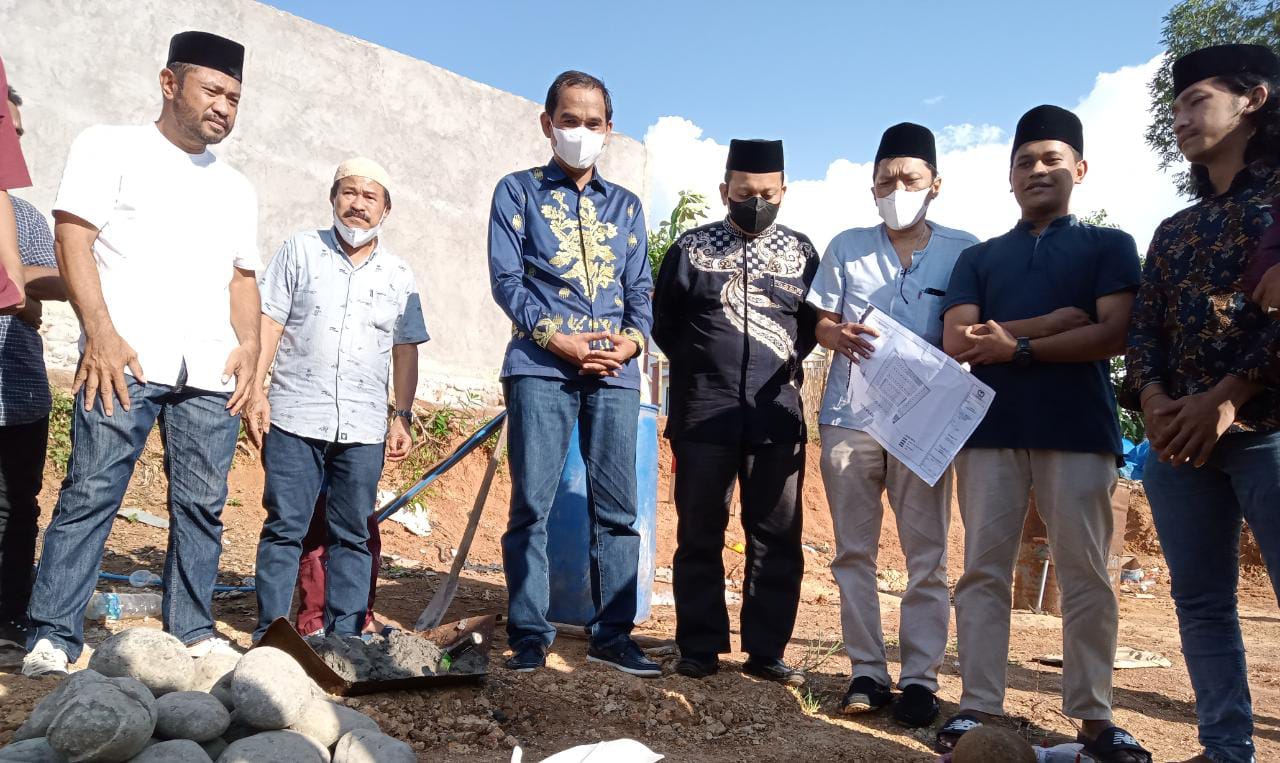 Ketua DPRD Makassar Lakukan Peletakan Batu Pertama Pembangunan Perumahan Anak Rakyat